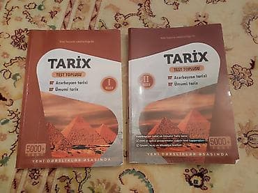 TARİX TEST KİTABİ ANAR İSAYEF 1Cİ VƏ 2Cİ HİSSƏ 2023 İL NƏŞRLİ. HƏM
