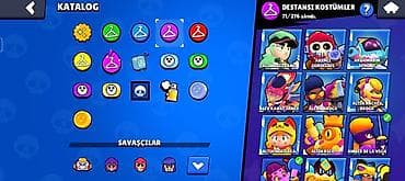 osmo 3: 44000 kupa hesab satılır hesabda 3 dəfə brawl pass açılıb içində 92 — 7