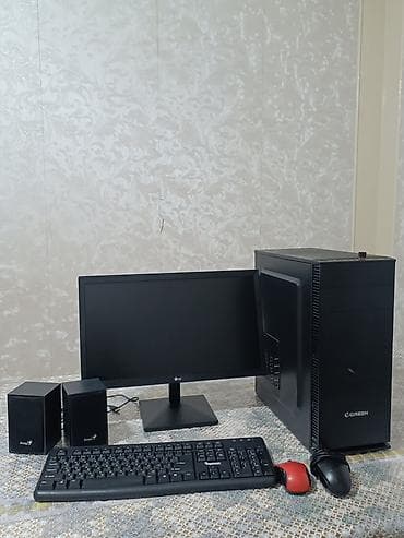 Masaüstü kompüter seti – tam hazır iş/oxu/ofis üçün Tərkibi: - Sistem