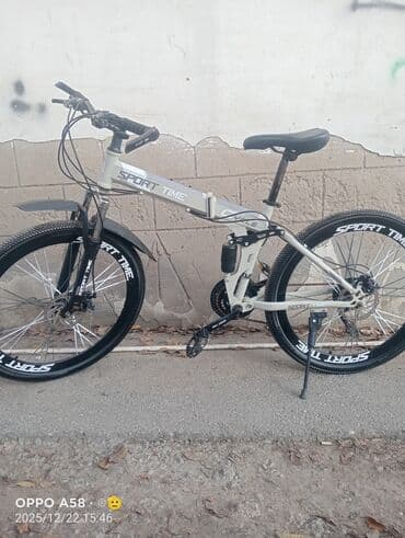 velosiped kamerasi: Sport Time qatlanan dağ velosipedi - Çərçivə: qatlanan, yüngül — 4