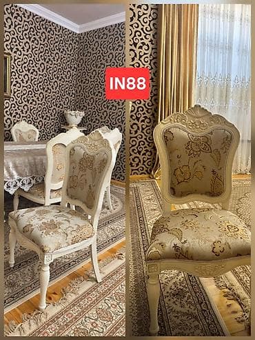 komod mebel: 6 eded malaziya oturacaqlari birlikde satilir 250 — 1
