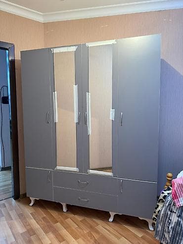 Yeni, 4 qapılı, Digər rəng, Digər material, Açılan, Düz dolab