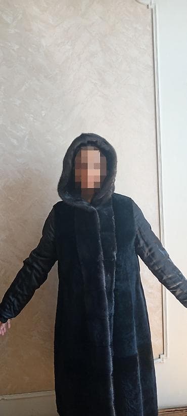 paltolar 2024: İki tərəfli, təbii NORKA kapüşon və yaxası — 3