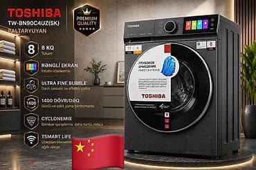 iphone 11 ucuz qiymete: Paltaryuyan maşın Toshiba, 8 kq, Yeni, Avtomat, Qurutmasız, Kredit yoxdur, Ödənişli çatdırılma — 4
