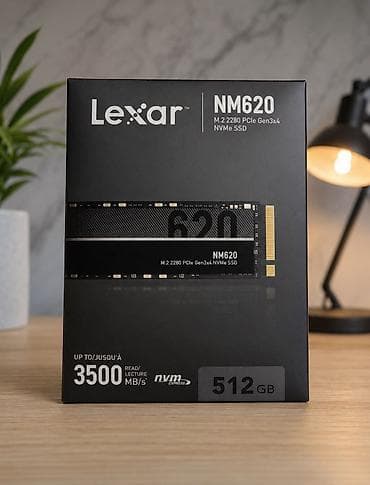 data modem sim card: Lexar NM620 M.2 2280 PCIe Gen3x4 NVMe SSD – 512 GB - Form‑faktor: M.2 — 1