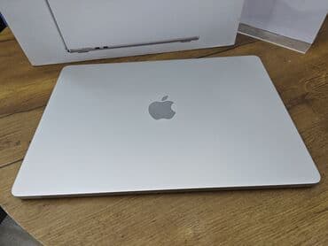 apple notebook qiymeti: Apple Macbook Air Cup Apple M3 RAM 8GB SSD 256GB Ekran 15 inc Cycle — 6