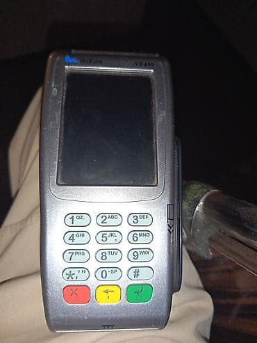 Другое кассовое оборудование: Zaretqası yoxdur. Verifone VX 680 – portativ POS terminal — 1