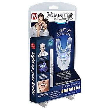Diş ağartma sistemi 20 Minute Dental White Bu sistemin effektivliyi