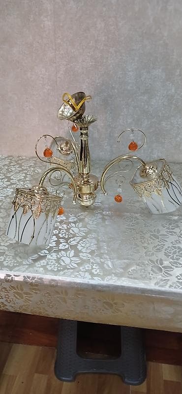 Люстра, 3 лампы, Металл at lalafo.az Люстра, 3 лампы, Металл