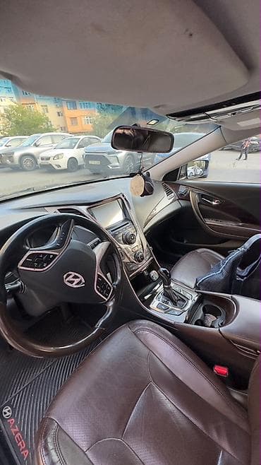 mercedes e class: Hyundai Grandeur (Azera) – qara rəngli biznes-sedan 🤝 Real alıcı ilə — 5