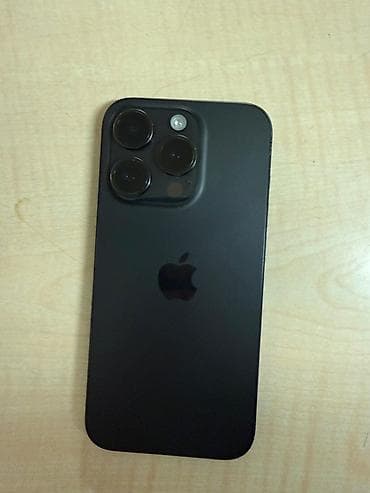 iphone se 2020 qiymeti: IPhone 15 Pro, 128 GB, Qara, Face ID — 1