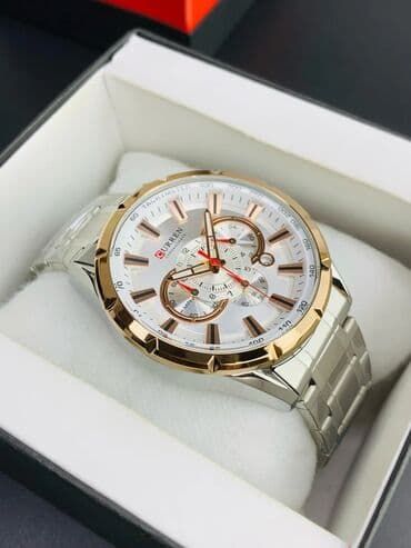 Наручные часы: Новый, Наручные часы, Curren, цвет - Белый — 9