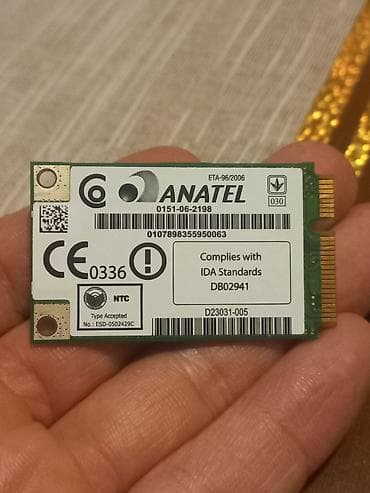 Intel PRO/Wireless 3945ABG mini PCIe Wi‑Fi adapteri - Model