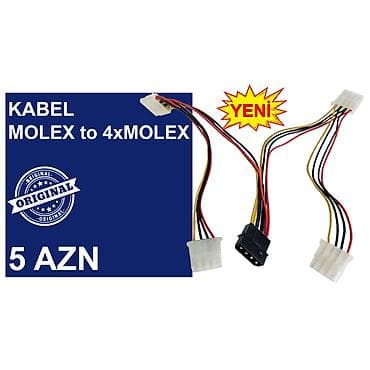Kabellər "MOLEX/SATA to SATA/MOLEX Original" MƏHSULLAR TAM — 7