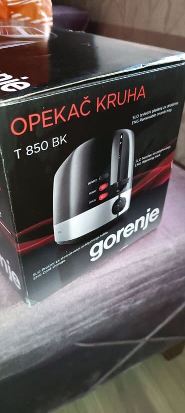 настольная посудомоечная машина в баку: Toster Gorenje, rəng - Qara, Yeni — 3