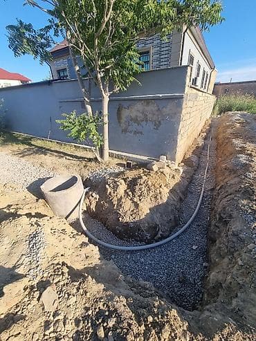 ev qapılar: Yeraltı drenaj xətti çəkilməsi xidməti - Torpaq və həyət sahələrində — 6