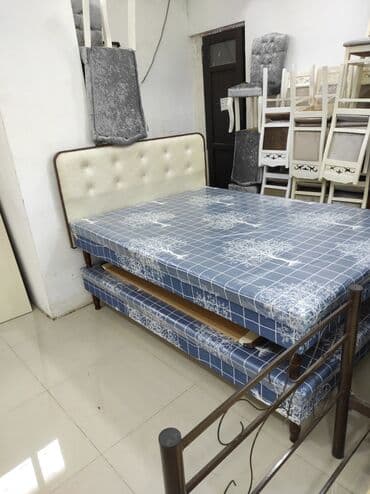 спальный кровать: Новый, Двуспальная кровать, С подъемным механизмом, Без матраса, Без выдвижных ящиков, Азербайджан — 6