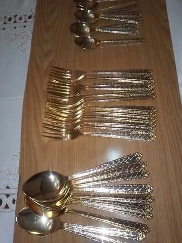 cəngəl qaşıq dəstləri: Nabor(2 bulud, 6 qovurma, 12 xorek, 12 vilka) — 2