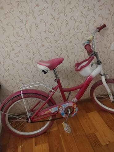 uşaq velosipetləri: Uşaq velosipedi – qızlar üçün dizayn - Rəng: çəhrayı/ağ - Çərçivə — 1