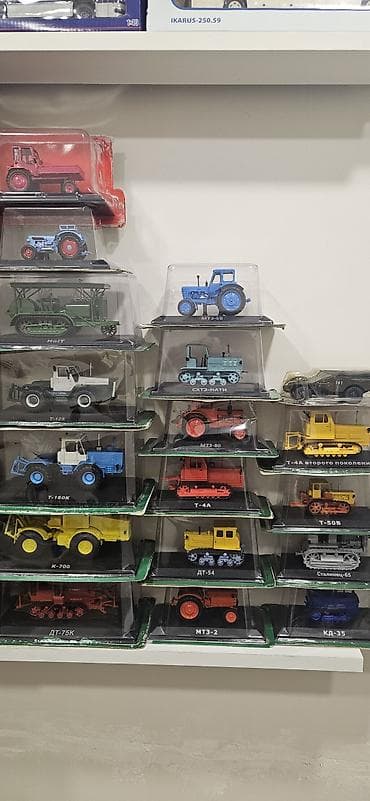 Məhsul: Kolleksiya üçün metal model traktorlar və xüsusi texnika