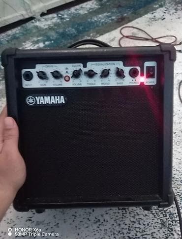 qoşa nağara: Elektron gitara, Yamaha, 6 sim, Yeni, Ünvandan götürmə — 8