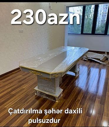 Столы: Классический стол, Новый, Нераскладной, Прямоугольный стол — 1