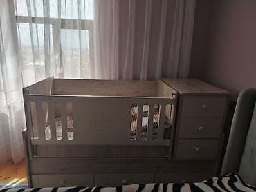 usag bewiyi: Oğlan və qız üçün, İşlənmiş, Dördbucaq, Beşik, Dəstsiz, Yellənmə mexanizmsiz — 1