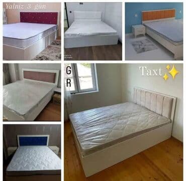 taxt sumqayıt: Yeni, İkinəfərlik çarpayı, Bazasız, Matras ilə, Siyirməli, Azərbaycan — 4
