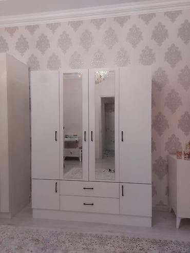 ofis dolab: 5 qapı, Güzgülü, Digər rəng, Digər material, Açılan, Düz dolab — 8