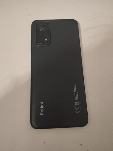 avtomobil şuşələrinin satışı: Redmi Note 11, 128 GB, rəng - Qara, Qırıq — 2