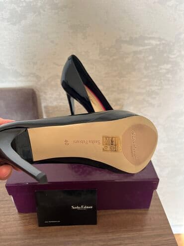 eqa shoes ecemi unvan: Ölçü: 40, rəng - Qara, Yeni — 2