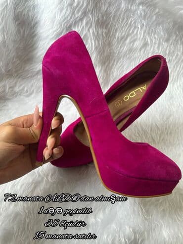 kabloklar 2021: Tuflilər, Aldo, Ölçü: 38.5, rəng - Bənövşəyi, Yeni — 3