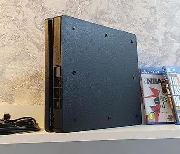 batman ps4: Ps4 slim 500gb 2 pult 8 bahalı oyun (3disk) İdeal, təzə kimi, təmirdə — 2