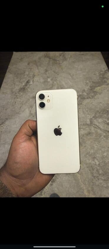 IPhone 11, 64 GB, Ağ, Barmaq izi, Face ID