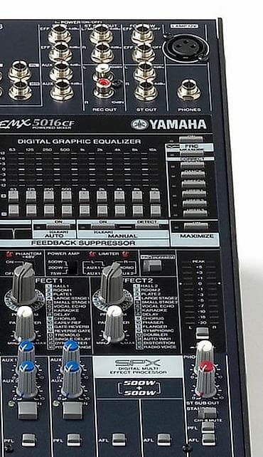 kenwood maqnitola: Yamaha 16 Kanal Aktiv Miksher Pult 500+500 1000 Wat qucunde 4 — 5