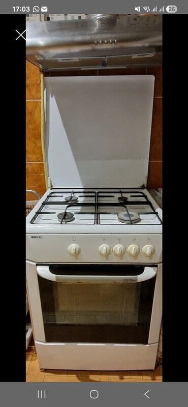 Plitə Beko, Qazlı, Ayrıca dayanan, 4 gözlü, İşlənmiş