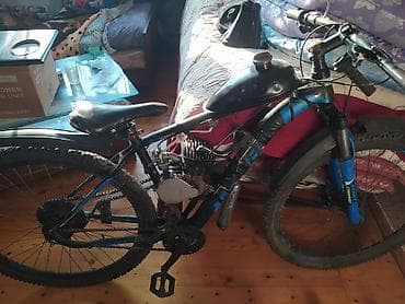 peredoklu velosiped: Benzin mühərrikli velosiped - Çərçivə: Alüminium alaşımlı dağ — 2