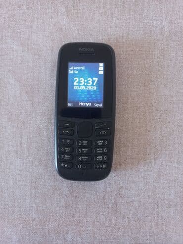 Nokia 105 4G, rəng - Qara, Düyməli