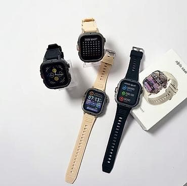 luc saatları: Yeni, Smart saat, Sensor ekran, rəng - Qara — 4