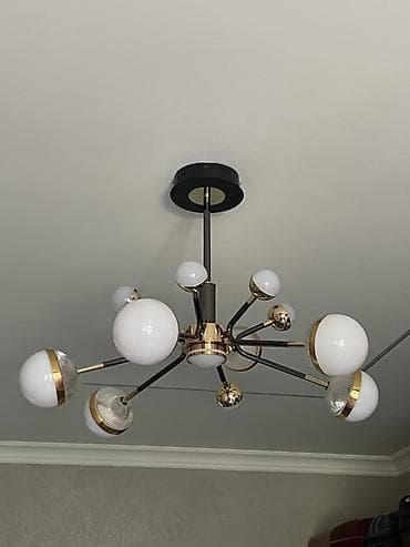 cılcırag: Çılçıraq, 10 və daha çox lampa, Metal — 6