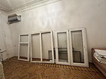 pano: PVC plastik pəncərə bloku - Material: ağ rəngli PVC profil, ikiqat — 8