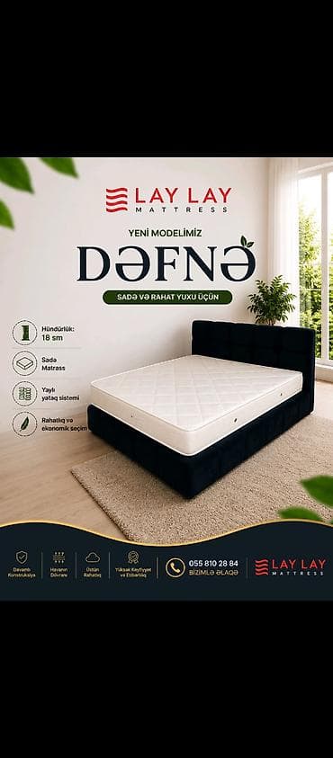 Yeni, Sadə matras, İki nəfərlik lalafo.az -da Yeni, Sadə matras, İki nəfərlik