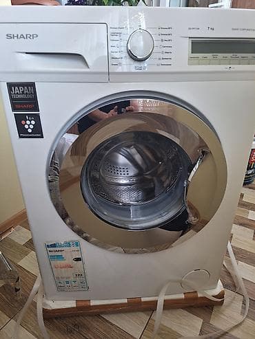 plasmas qapı: Sharp önyükləməli paltaryuyan maşın - Model: Sharp ES-FP71SA (etiket — 2