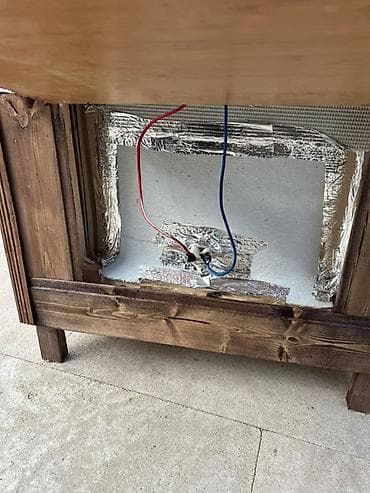 ucuz motorlar: Kaptilni budka – nerjaveyka daxili kamera və taxta korpus Məhsul — 5