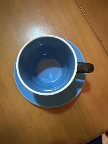 çaşkalar: Fincanlar, rəng - Göy, Keramika, 1 əd, 200 ml, Polşa — 2