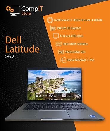windows 10 pro: Dell Latitude, 14 ", Intel Core i5, 256 GB — 1