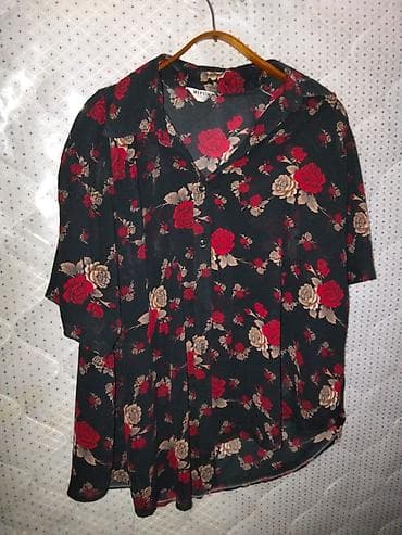 колье: Qadın bluz kolleksiyası - Model 1: Dəniz mavisi fon üzərində bej və — 2