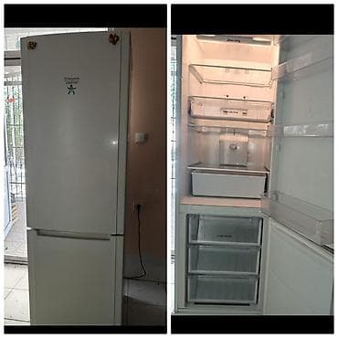 İşlənmiş 2 qapılı Hotpoint Ariston Soyuducu Satılır, rəng - Ağ