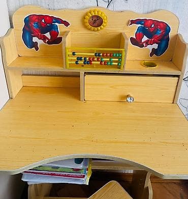 Uşaq yazı masasının dəsti :Tecili satilir. - Material: ağac — 3