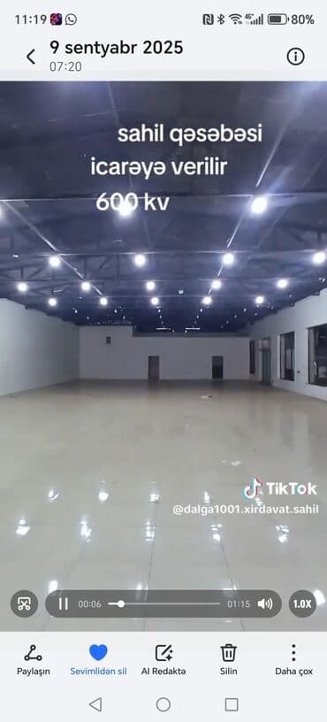 аренда квартир в баку за 300 манат: İcarəyə uyğun geniş kommersiya məkanı - Böyük vitrinli şüşə önlük və — 7